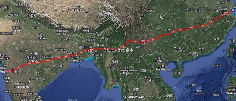 四国高铁路线图