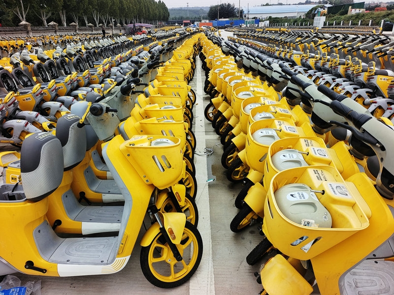 洛阳共享电动车，一道靓丽的风景线